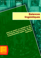 Portada Balances lingüístiques